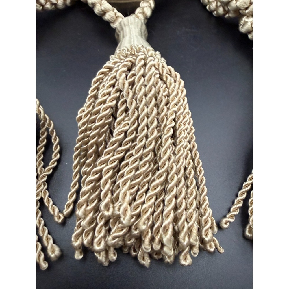 DÉCOPRO Tassel Tieback, Adjustable Cord Length, Set of 4, 16" - Picture 2 of 6